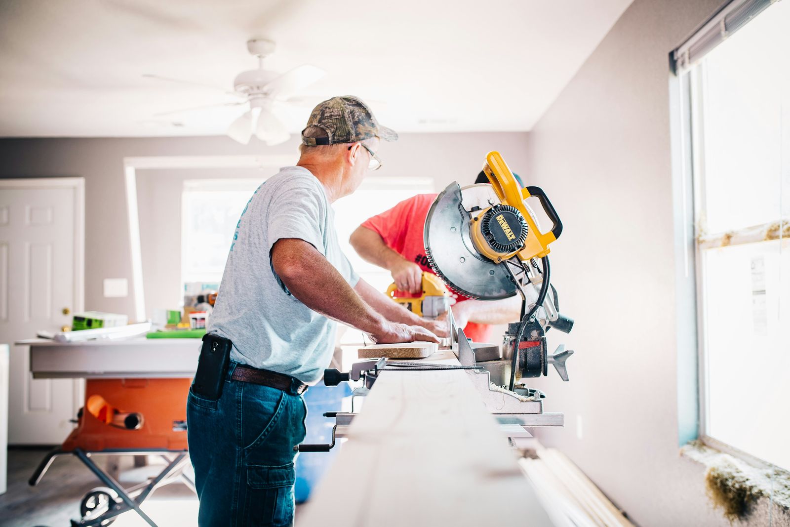 Interior renovation in progress